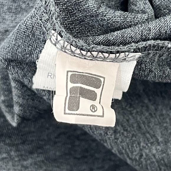 Fila Mens 2XL Pullover T-Shirt Gray Athletic Performance Crew Neck Short Sleeve - Picture 3 of 8